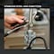 Flextron Gas Line Hose 1/2'' O.D. x 18'' Length with 3/8" FIP Fittings, Stainless Steel Flexible Connector FTGC-SS38-18H - alternate 3
